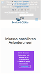 Mobile Screenshot of bgl-inkasso.de
